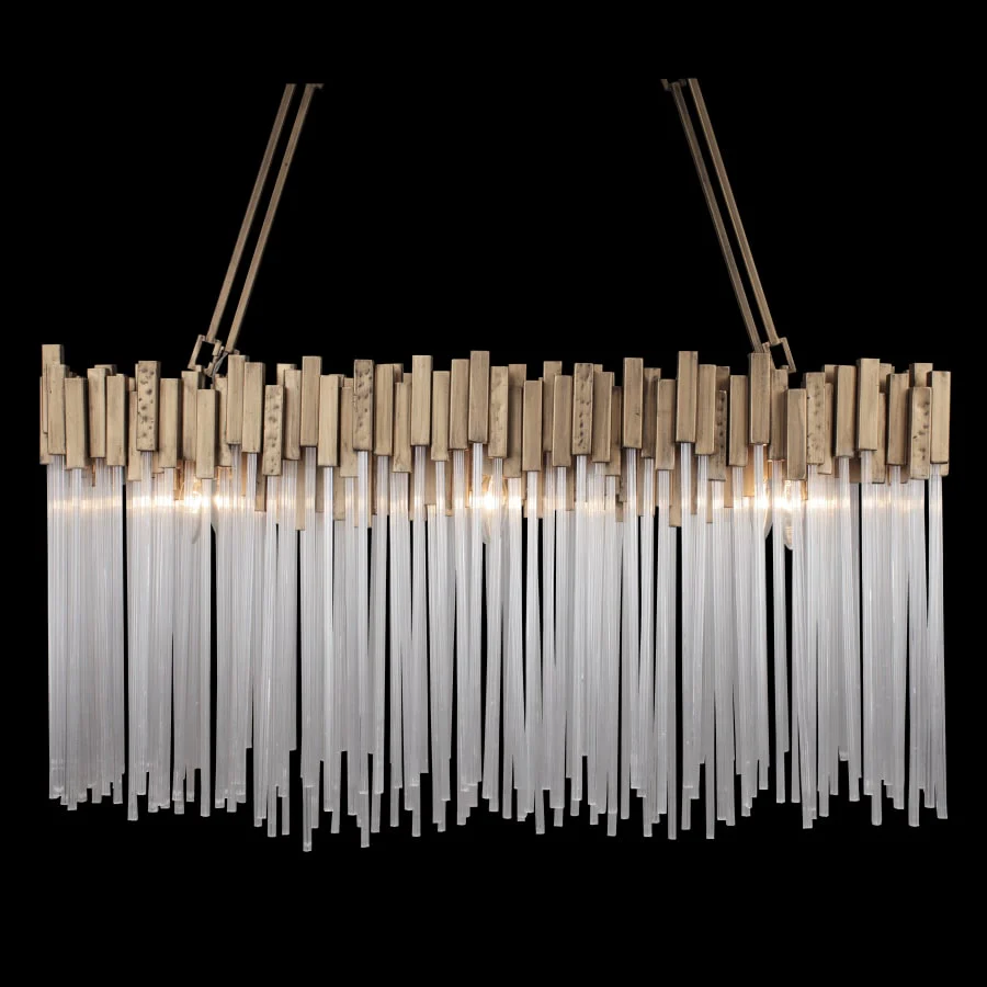 Varaluz Matrix 6 Light 37" Wide Linear Chandelier - Image 2