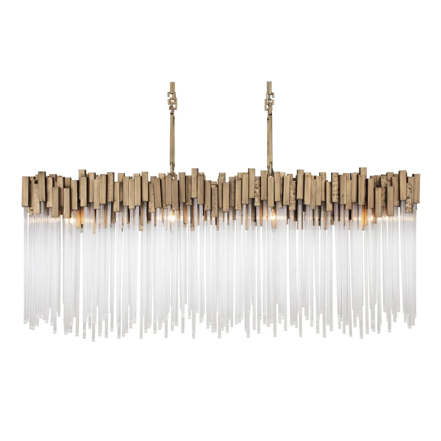 Varaluz Matrix 8 Light 49" Wide Linear Chandelier - Image 2