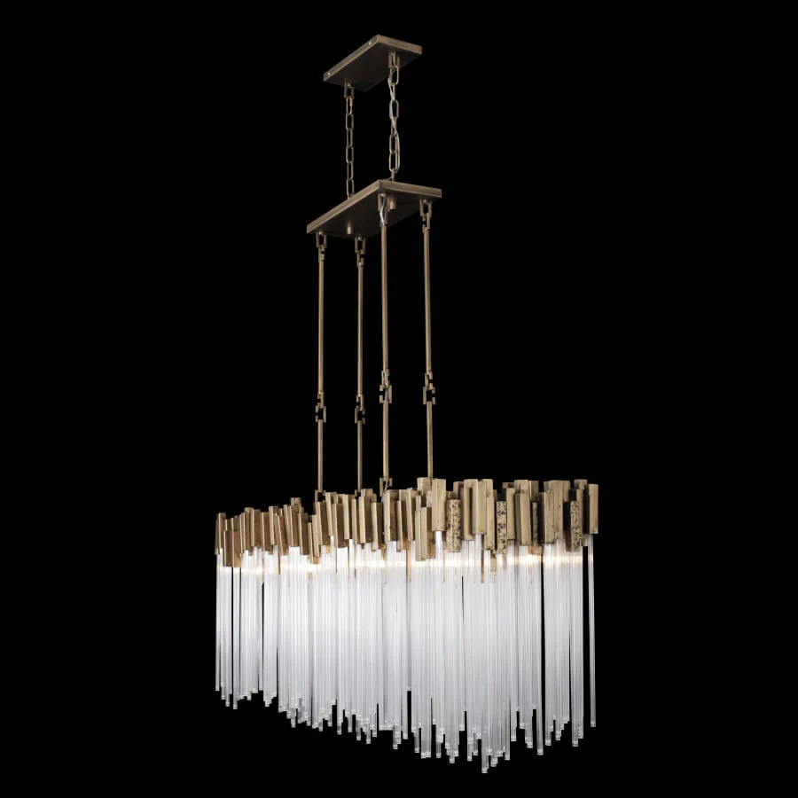 Varaluz Matrix 8 Light 49" Wide Linear Chandelier - Image 3