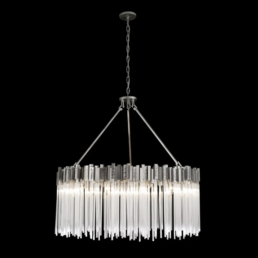 Varaluz Matrix 12 Light 40" Wide Ring Chandelier - Image 2
