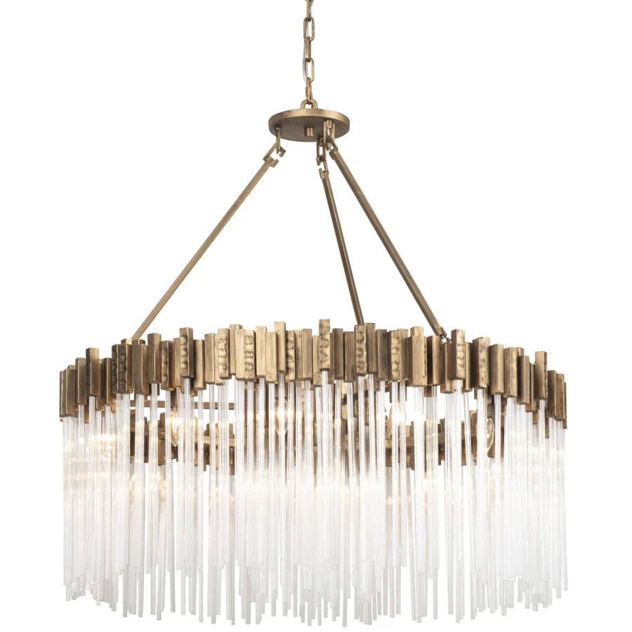 Varaluz Matrix 12 Light 40" Wide Ring Chandelier - Image 1