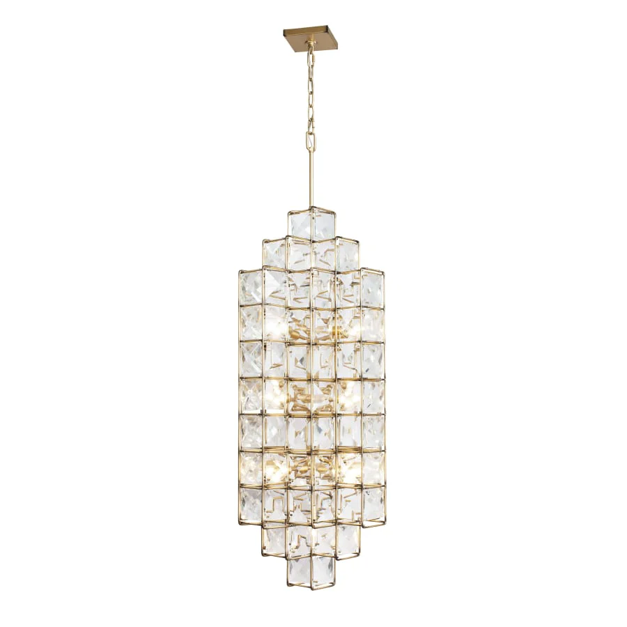 Varaluz Cubic 14 Light 19" Wide Crystal Chandelier - Image 3