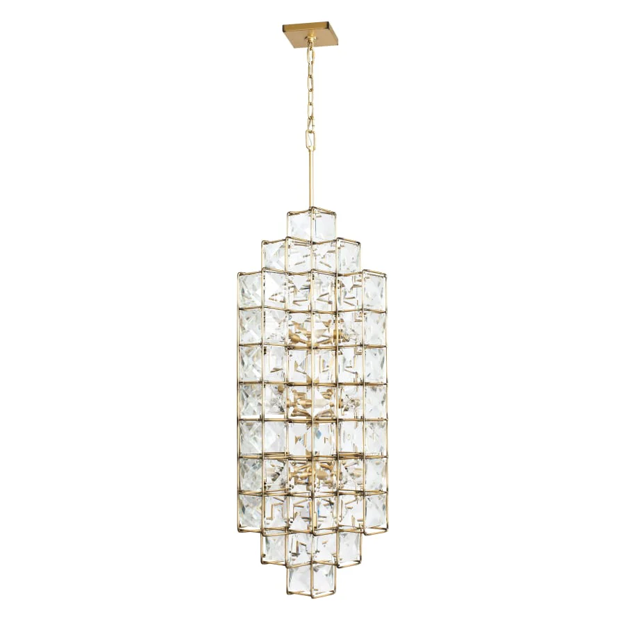 Varaluz Cubic 14 Light 19" Wide Crystal Chandelier - Image 2