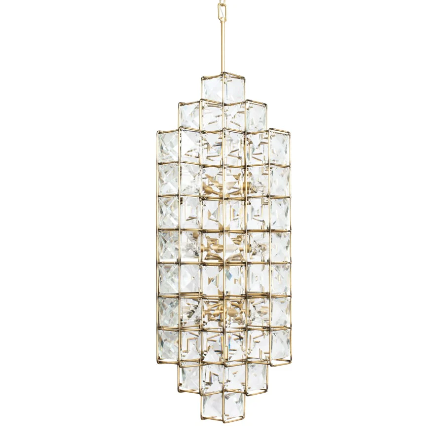 Varaluz Cubic 14 Light 19" Wide Crystal Chandelier - Image 1