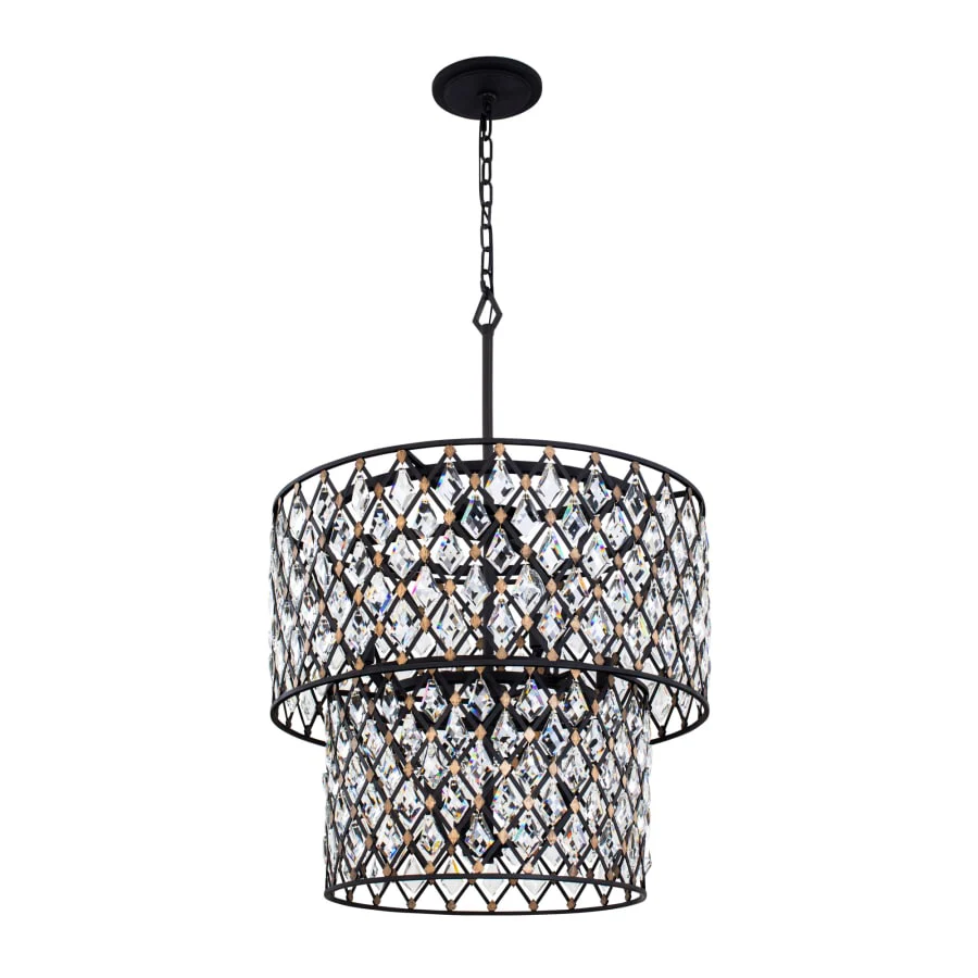 Varaluz Windsor 7 Light 25" Wide Crystal Waterfall Chandelier - Image 2