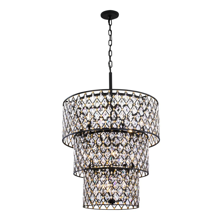 Varaluz Windsor 13 Light 32" Wide Crystal Waterfall Chandelier - Image 2