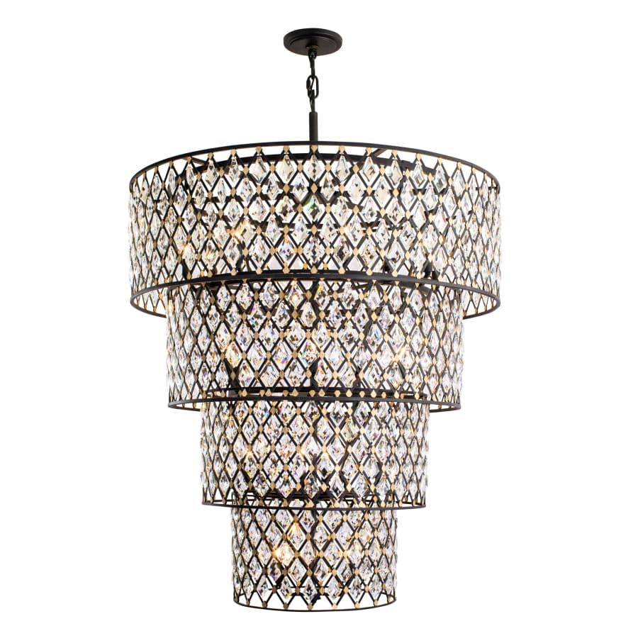 Varaluz Windsor 21 Light 40" Wide Crystal Waterfall Chandelier - Image 2
