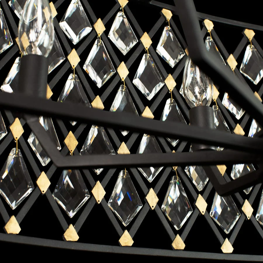 Varaluz Windsor 8 Light 36" Wide Crystal Drum Chandelier - Image 3