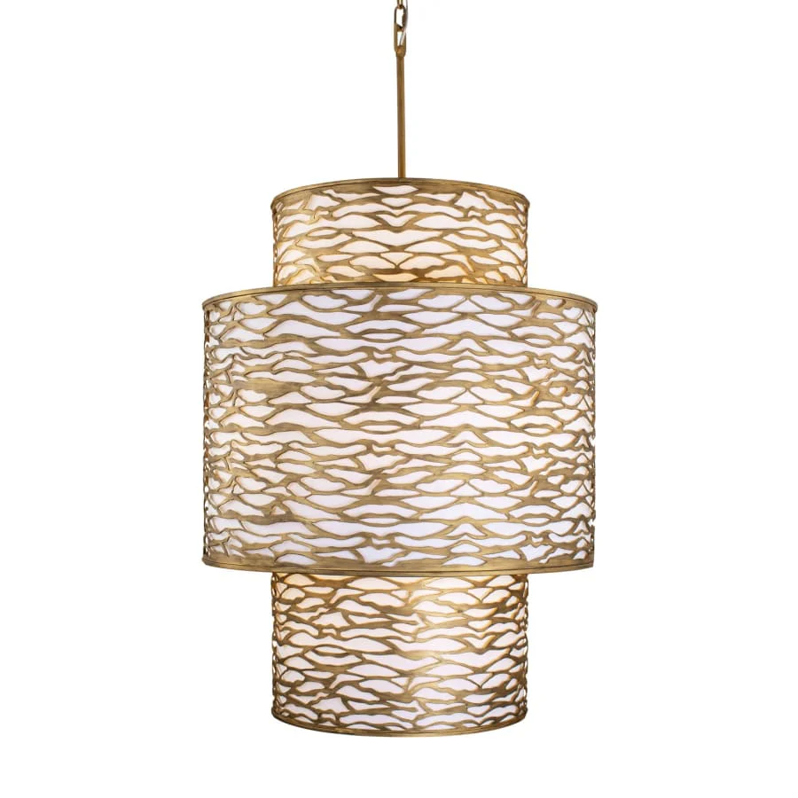 Varaluz Kato 16 Light 32" Wide Waterfall Chandelier - Image 1