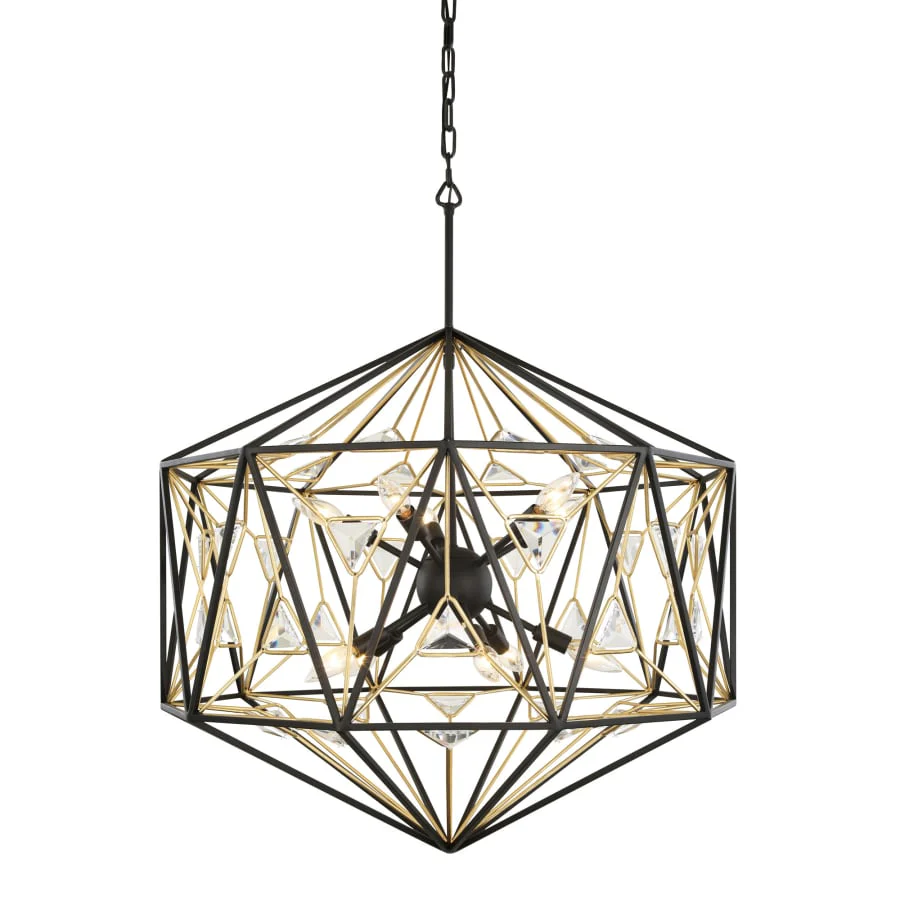 Varaluz Marcia 10 Light 30" Wide Crystal Pendant - Image 1
