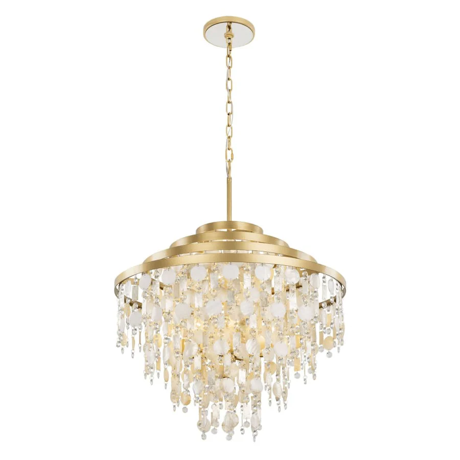Varaluz Kalani 10 Light 28" Wide Waterfall Chandelier - Image 2