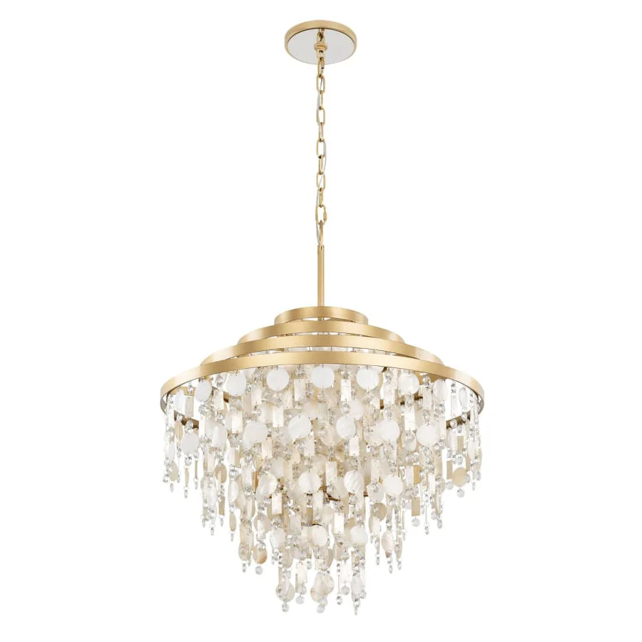 Varaluz Kalani 10 Light 28" Wide Waterfall Chandelier - Image 3
