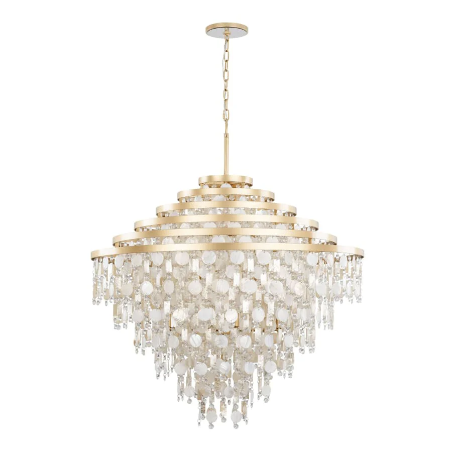 Varaluz Kalani 16 Light 41" Wide Waterfall Chandelier - Image 3
