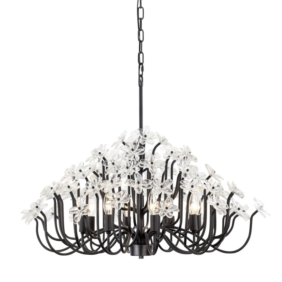 Varaluz Wildflower 8 Light 32" Wide Candle Style Chandelier - Image 1