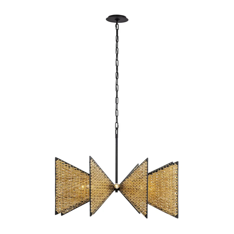 Varaluz Machina 8 Light 32" Wide Abstract Chandelier - Image 2
