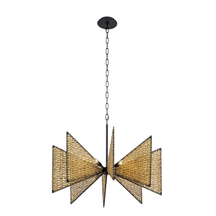 Varaluz Machina 8 Light 32" Wide Abstract Chandelier - Image 3