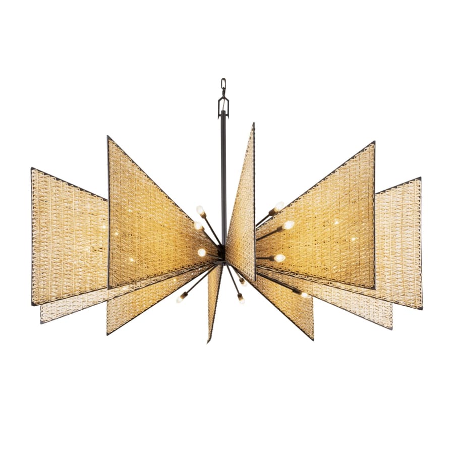 Varaluz Machina 30 Light 73" Wide Abstract Sputnik Chandelier - Image 1