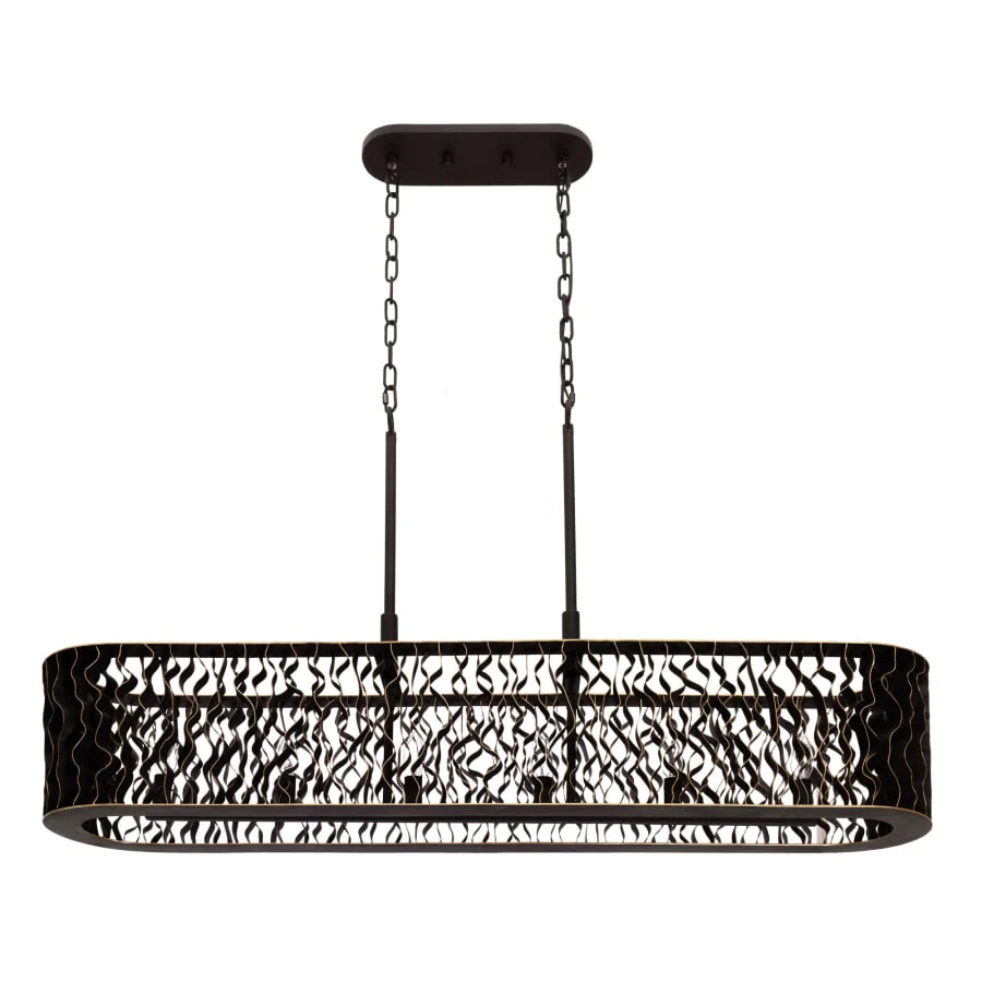 Varaluz Estela 6 Light 48" Wide Linear Pendant - Image 3