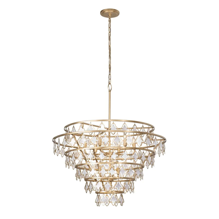 Varaluz Fleur 10 Light 36" Wide Ring Chandelier - Image 2