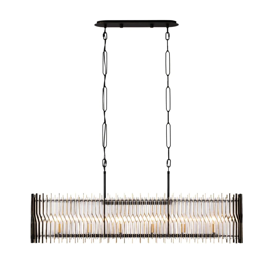 Varaluz Park Row 6 Light 48" Wide Linear Pendant - Image 2