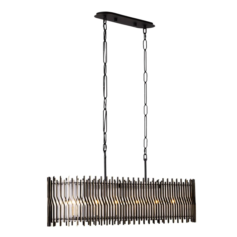 Varaluz Park Row 6 Light 48" Wide Linear Pendant - Image 3
