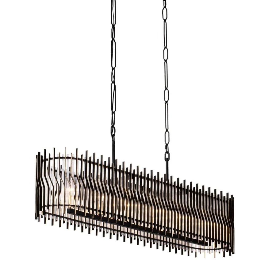 Varaluz Park Row 6 Light 48″ Wide Linear Pendant