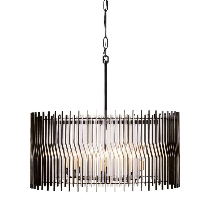 Varaluz Park Row 8 Light 32" Wide Pendant - Image 1