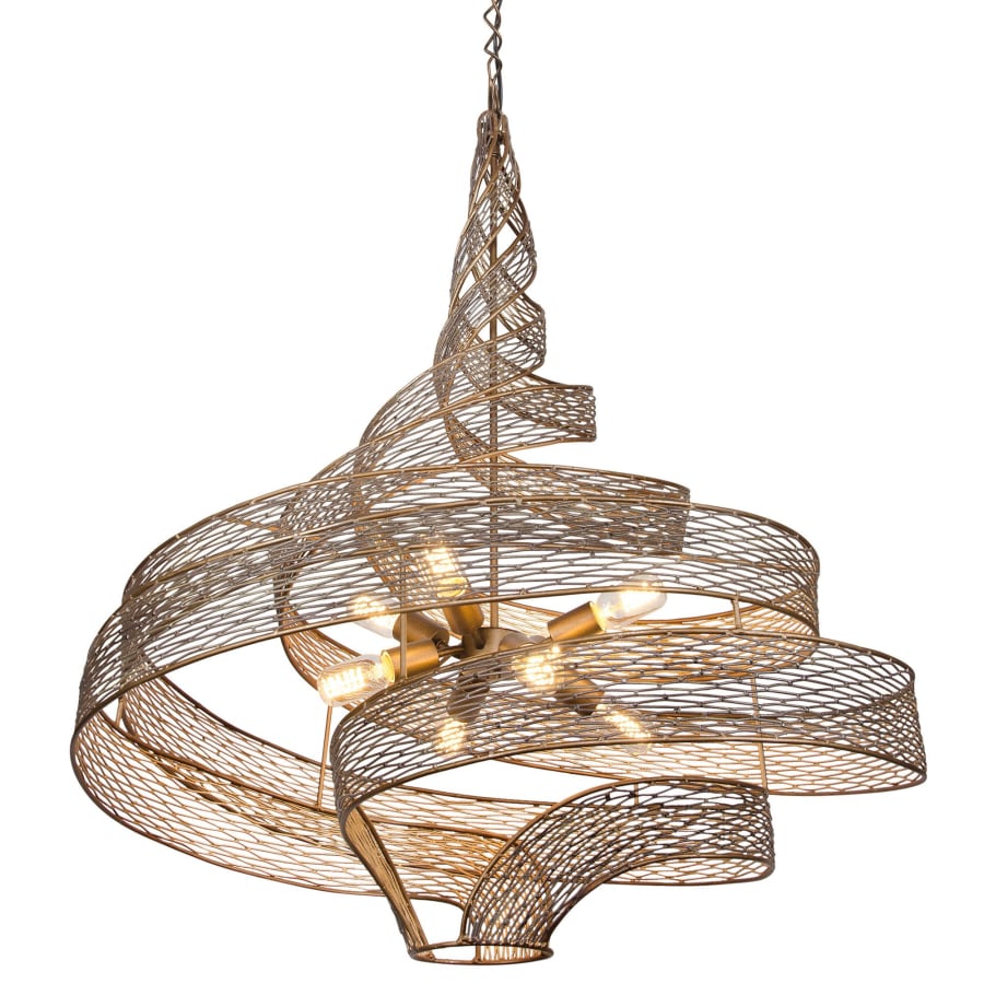 Varaluz Flow 8 Light 36" Wide Abstract Chandelier - Image 1