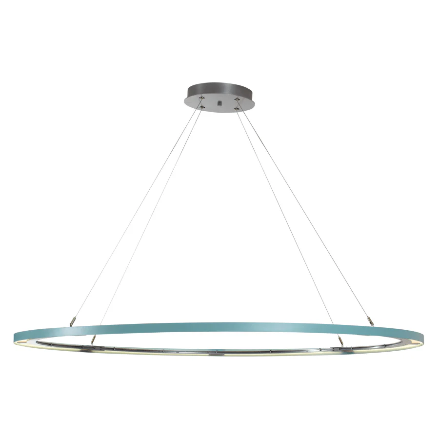 Vermont Modern Ringo 61-13/16" Wide Integrated LED Ring Chandelier with Adjustable Cables - Image 1