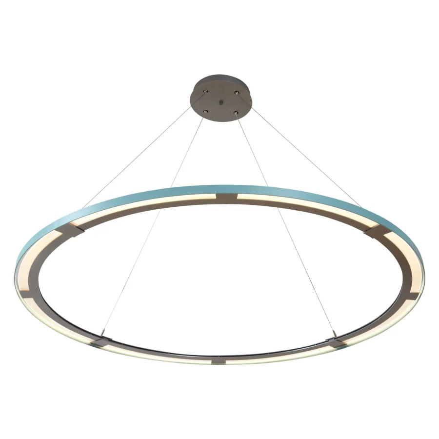 Vermont Modern Ringo 61-13/16" Wide Integrated LED Ring Chandelier with Adjustable Cables - Image 2
