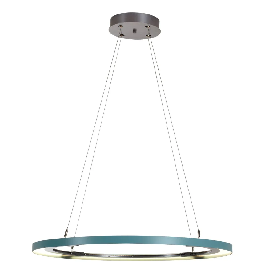 Vermont Modern Ringo 33-5/16" Wide Integrated LED Ring Chandelier with Adjustable Cables - Image 1