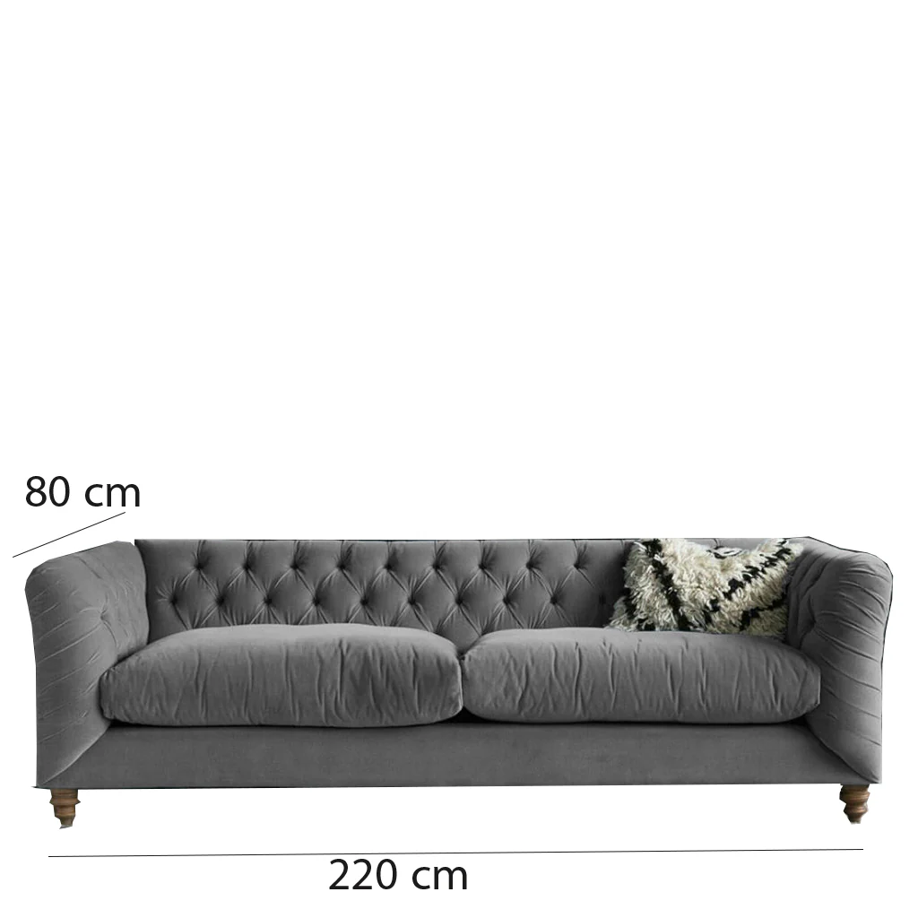 كنبة بألوان متعددة - 80×220سم -FUD275 - Image 2