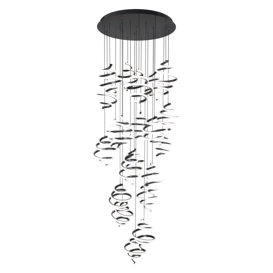 WAC Lighting Whirl 21 Light 26" Wide LED Abstract Multi Light Pendant - Image 1