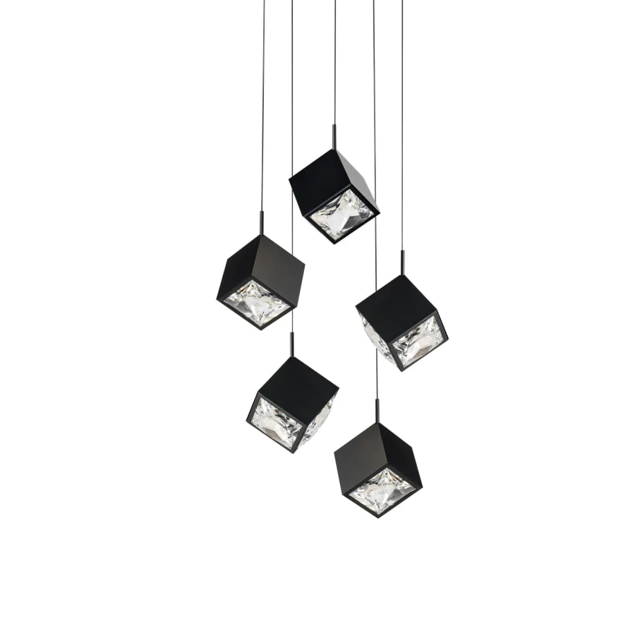 WAC Lighting Ice Cube 5 Light 19" Wide LED Multi Light Pendant - Image 1