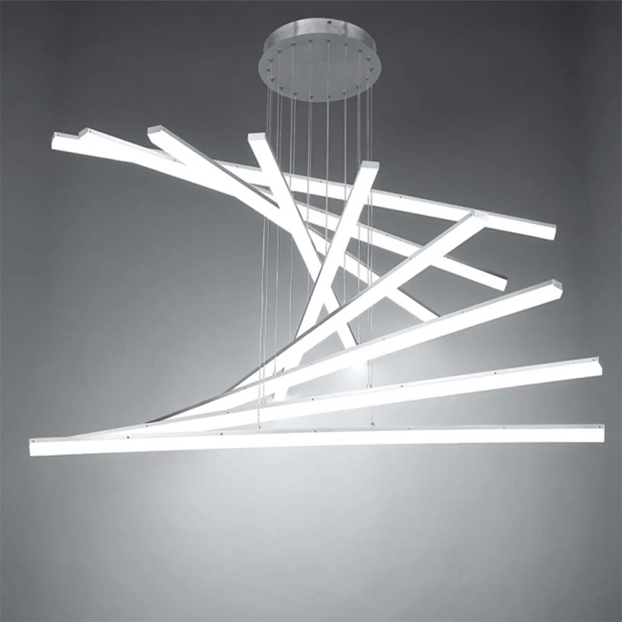 WAC Lighting Stack 9 Light 48" Wide Integrated LED Chandelier with Acrylic Shades - Image 3
