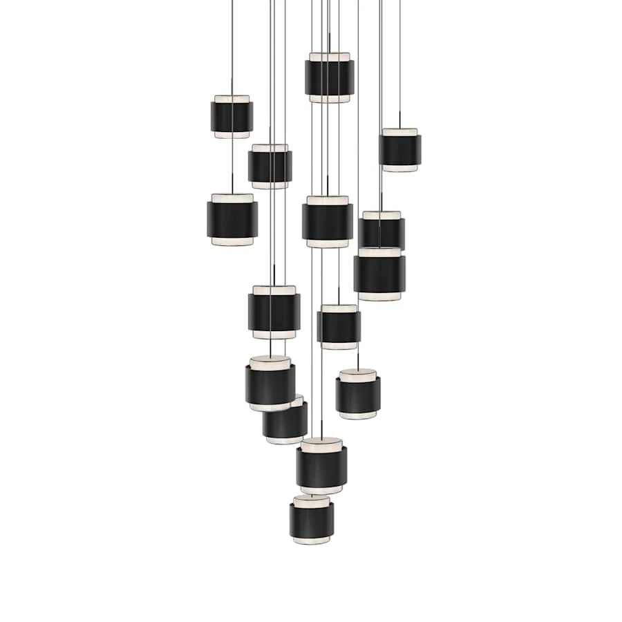 WAC Lighting Banded 23" Wide LED Multi Light Pendant - Image 1