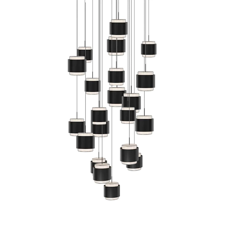 WAC Lighting Banded 26″ Wide LED Multi Light Pendant