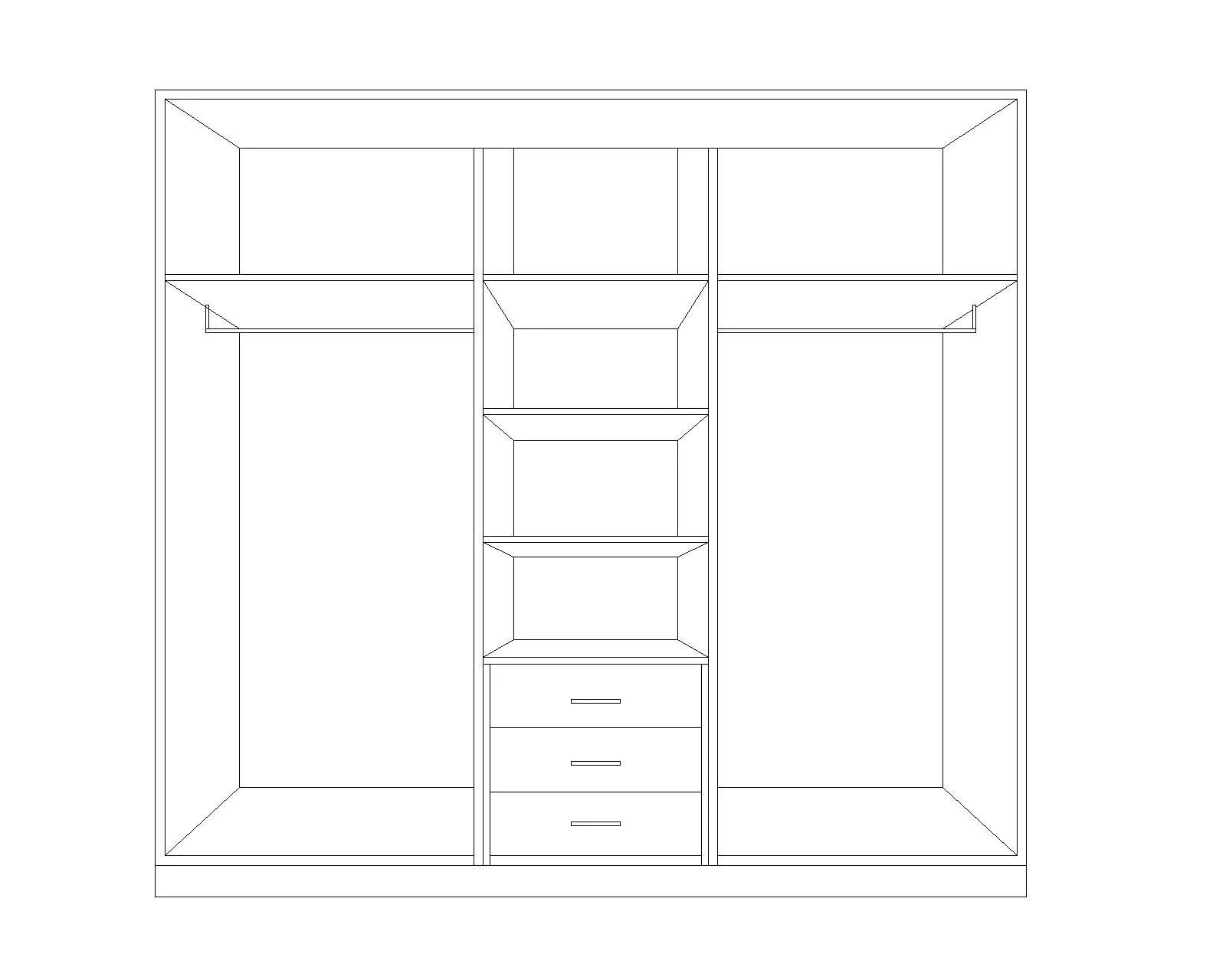 دولاب 200×220 سم- CITY61 - Image 3