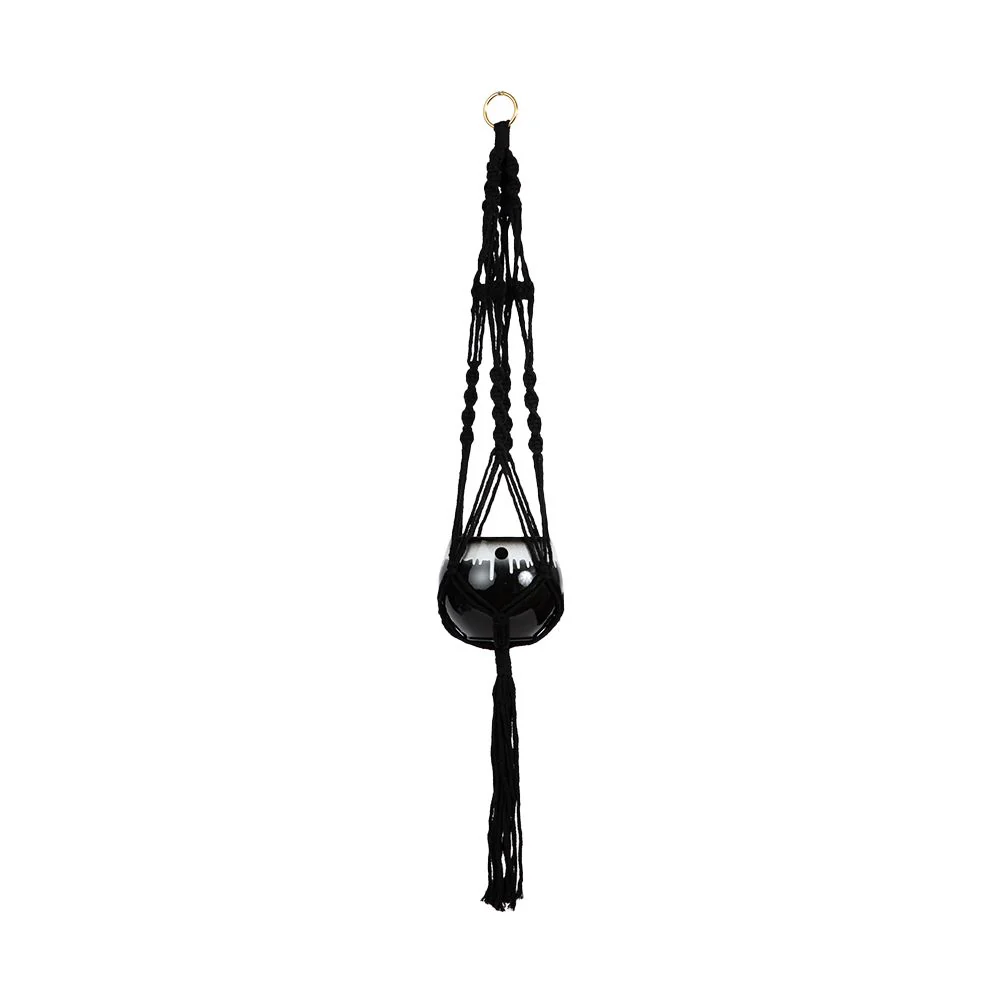 Macrame Hanger Self Watering Set – Midnight Sky