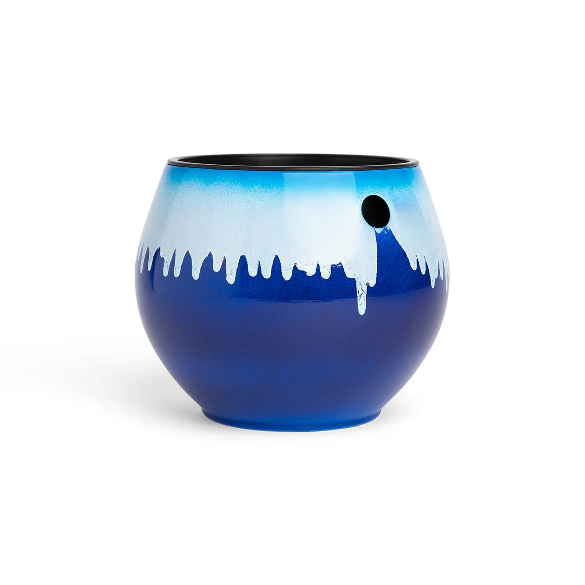 6 inch Aqua Core Self Watering Pot – Blizzard Blue
