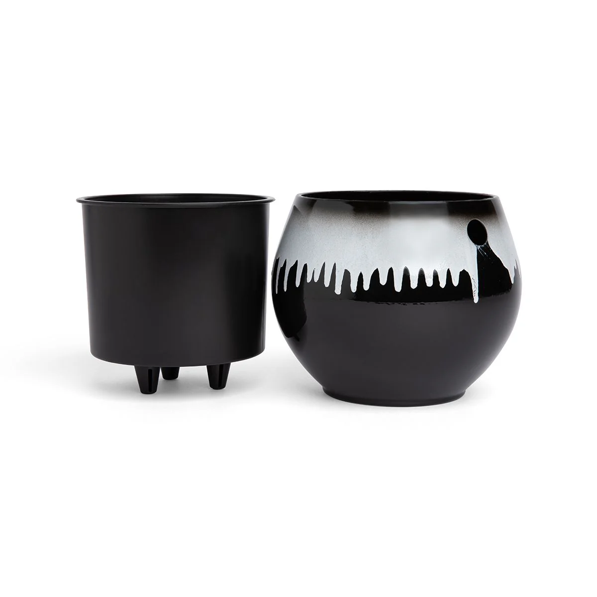 6 inch Aqua Core Self Watering Pot - Midnight Sky - Image 2