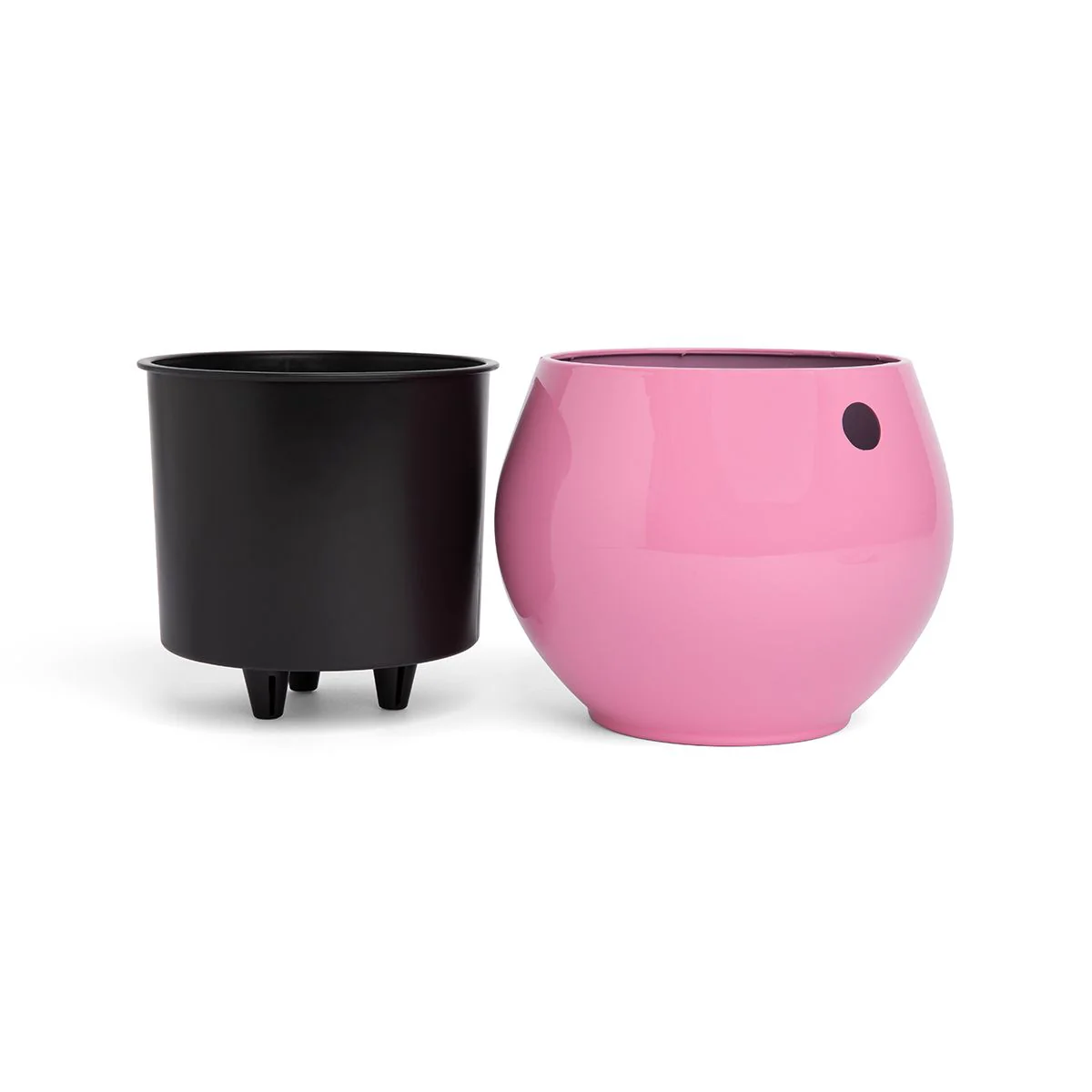 6 inch Aqua Core Self Watering Pot - Blush Pink - Image 2