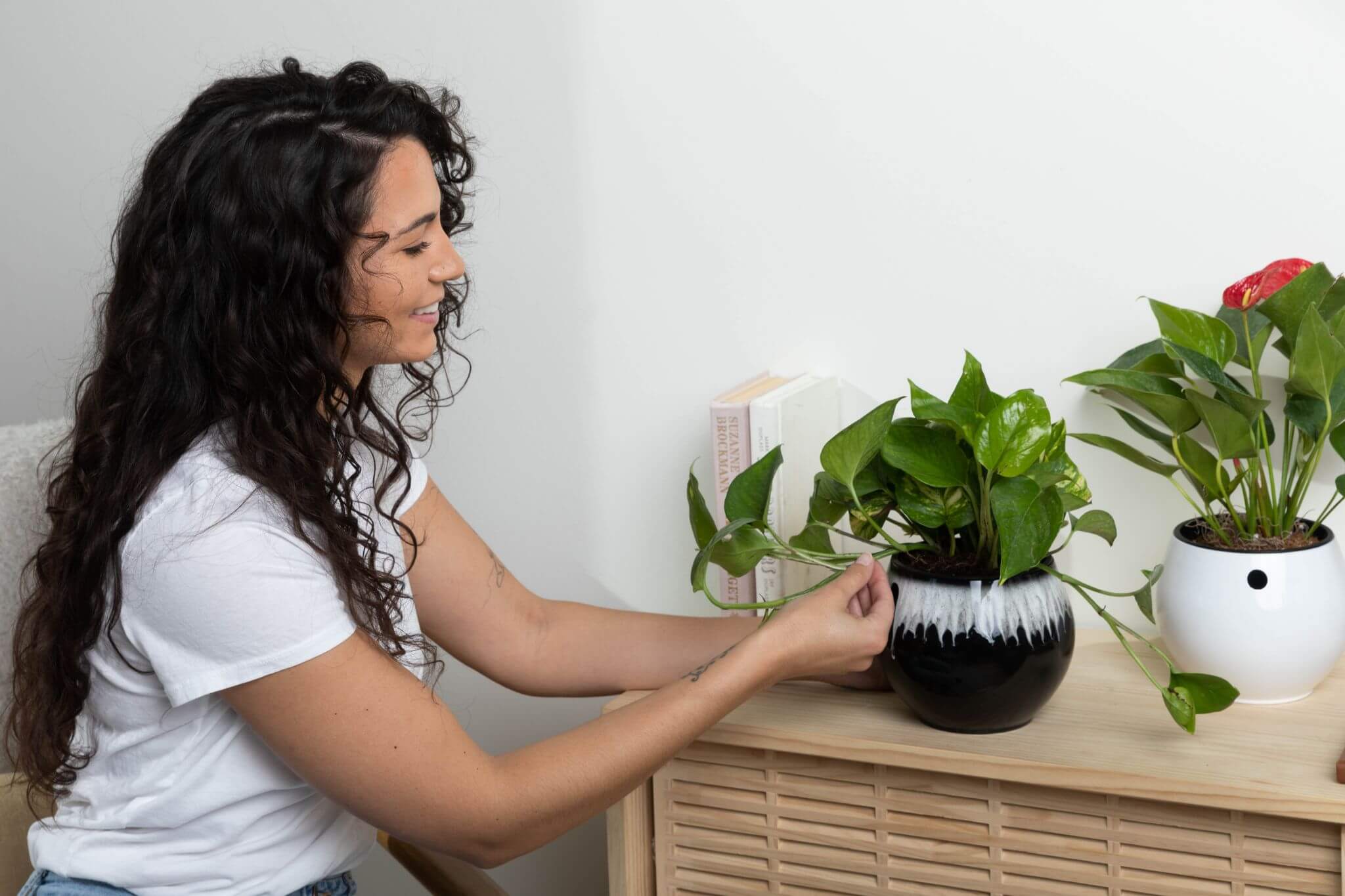 6 inch Aqua Core Self Watering Pot - Midnight Sky - Image 3