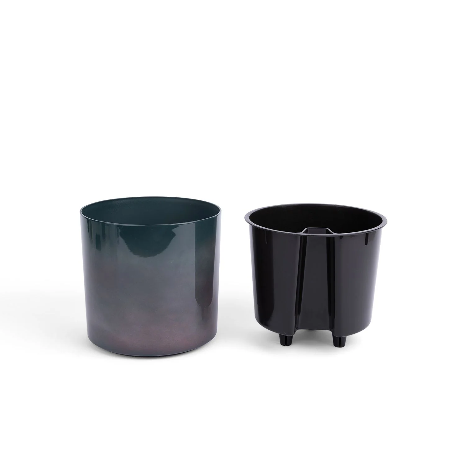 8 inch Aqua Core Self Watering Pot - Granite Slate - Image 2