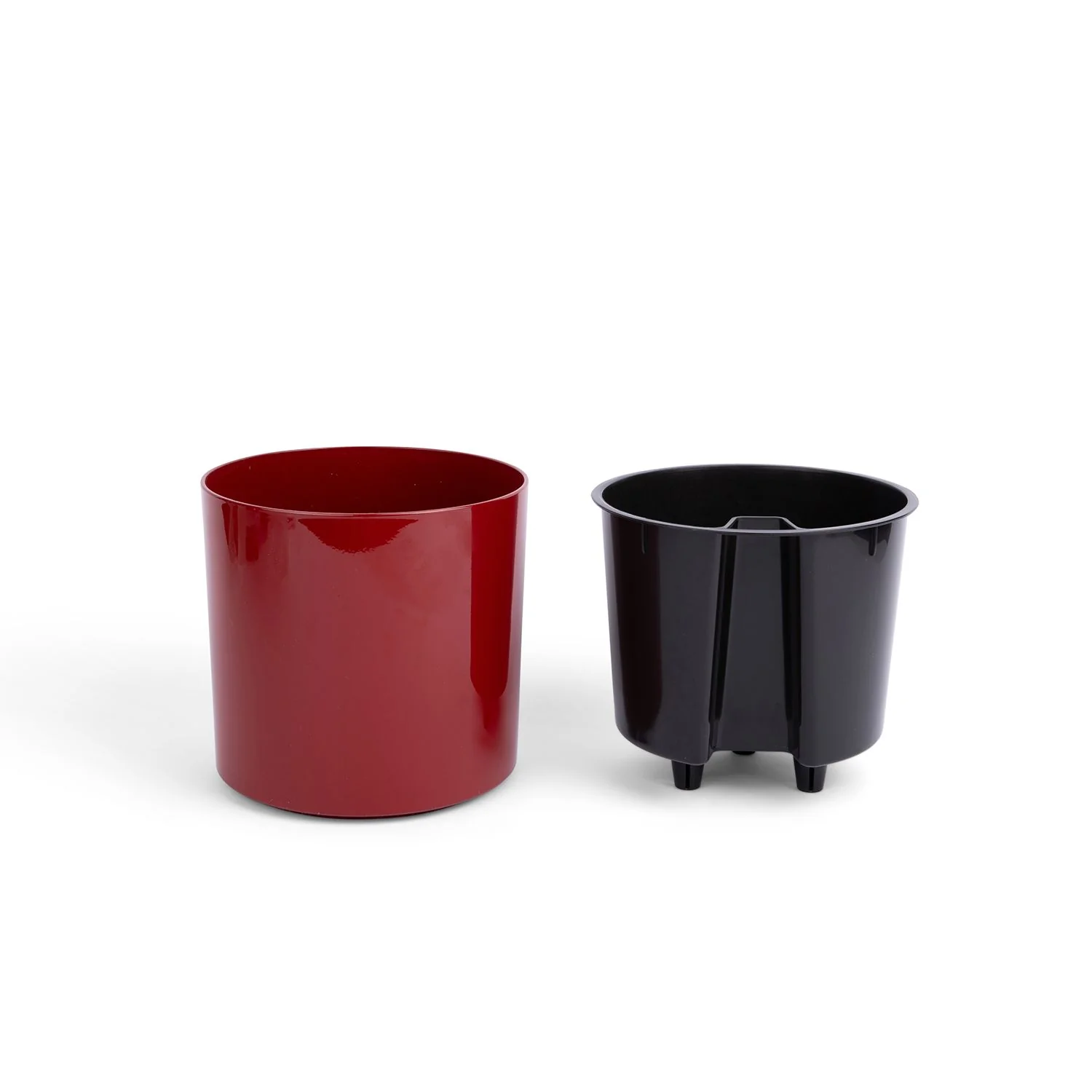8 inch Aqua Core Self Watering Pot - Ruby Red - Image 2