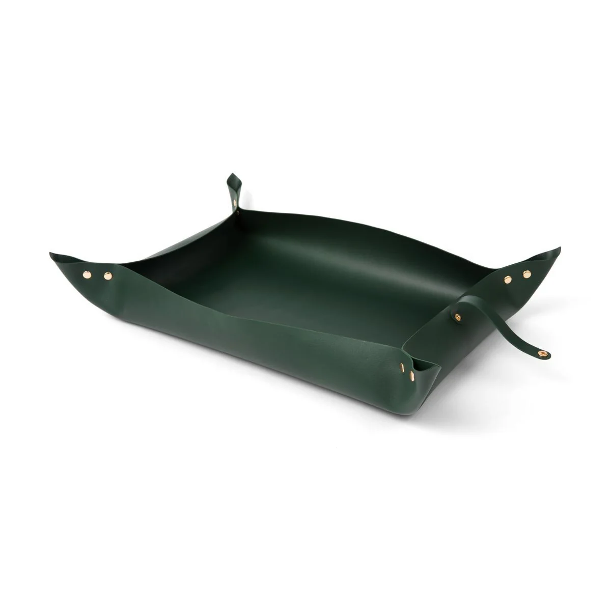 Portable Leather Repotting Mat – Emerald
