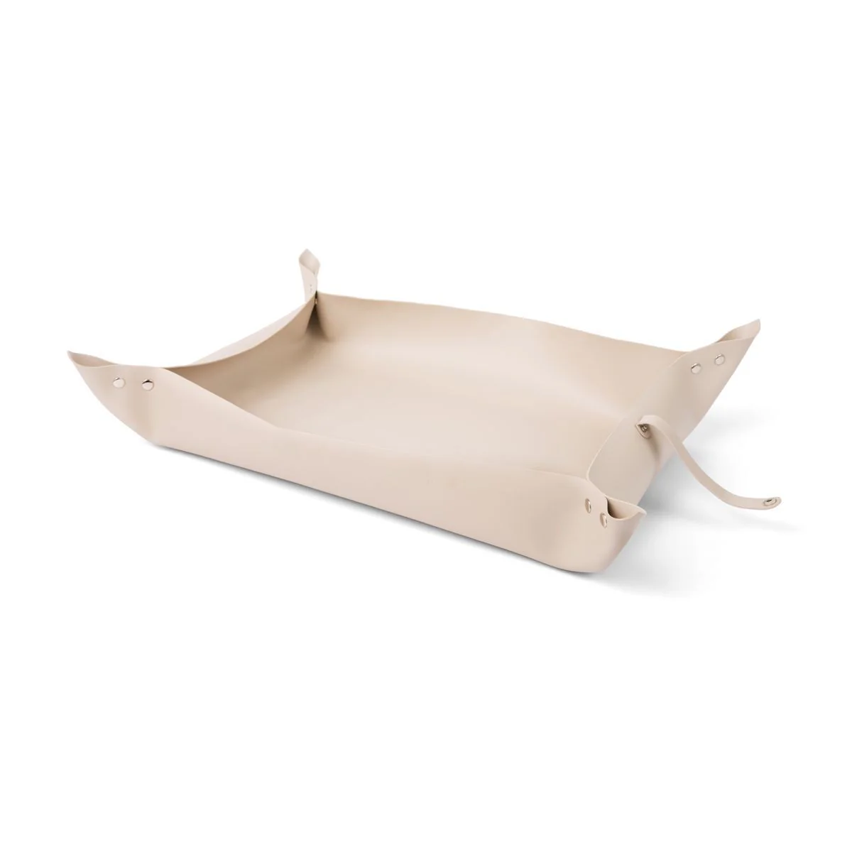 Portable Leather Repotting Mat – Ivory
