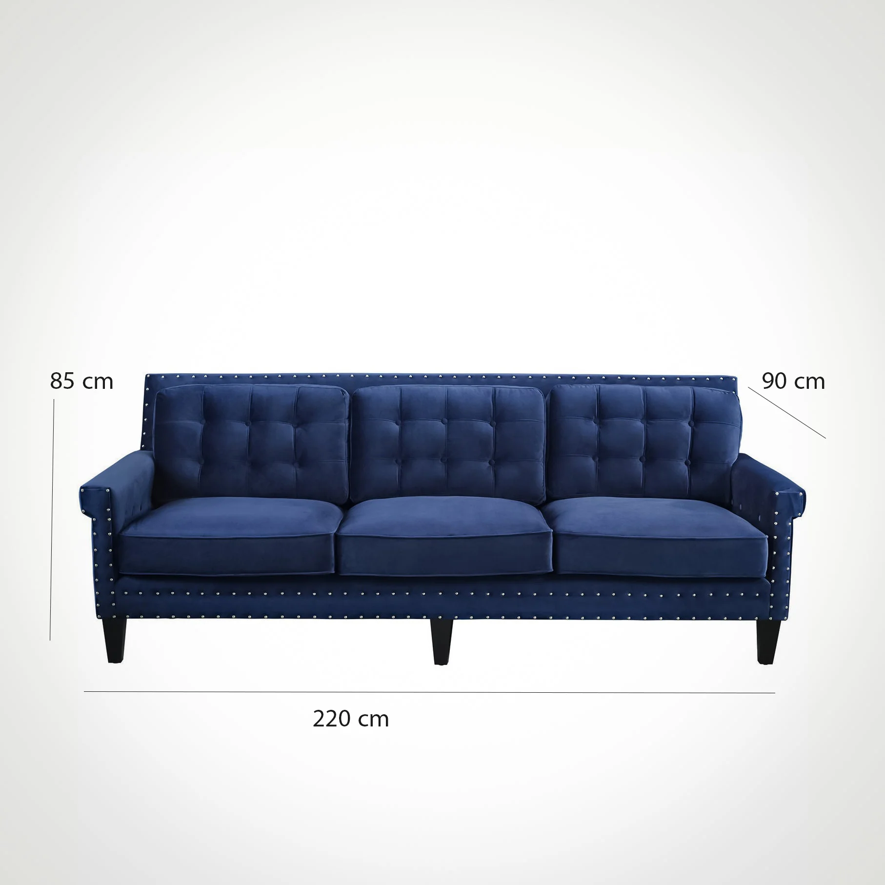 كنبة استقبال220×85  الوان متعددة  - WS39 - Image 2