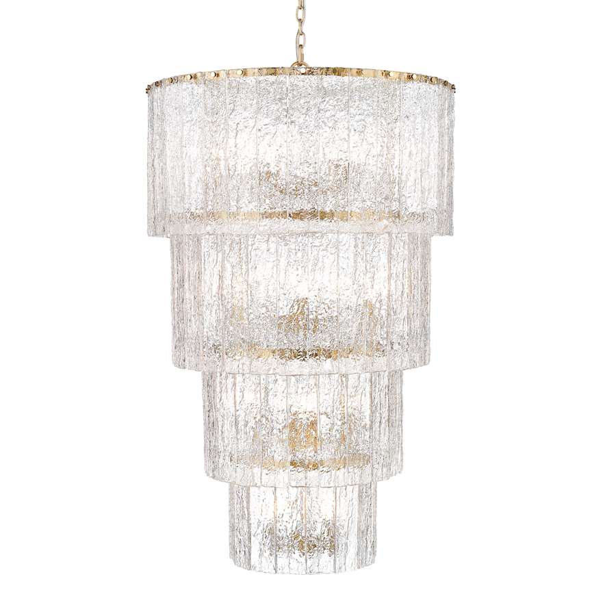 Z-Lite Glacier 18 Light 31″ Wide Waterfall Chandelier