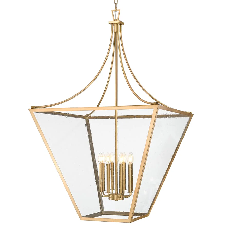 Z-Lite Montalcino 8 Light 32″ Wide Taper Candle Pendant